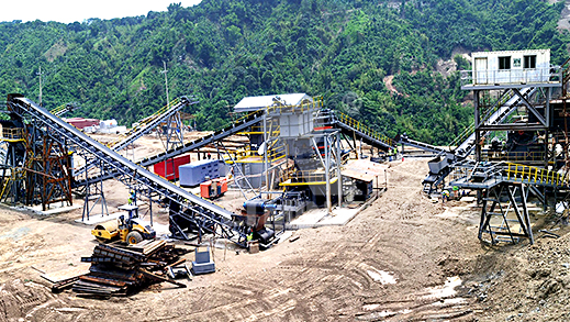 500TPH basalt crushing plant in Montalban