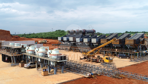 600TPH River Pebble Sand Production Line In Hunan Province