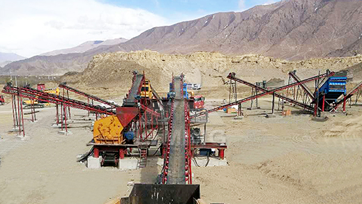 300TPH Gravel Sand Making Production Line in Tibet