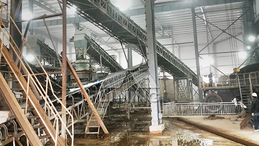 180TPH River Pebble Crushing Line