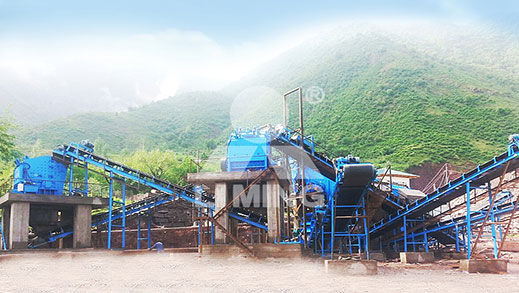 350-400TPH Sandstone Crushing Line in Tajikistan